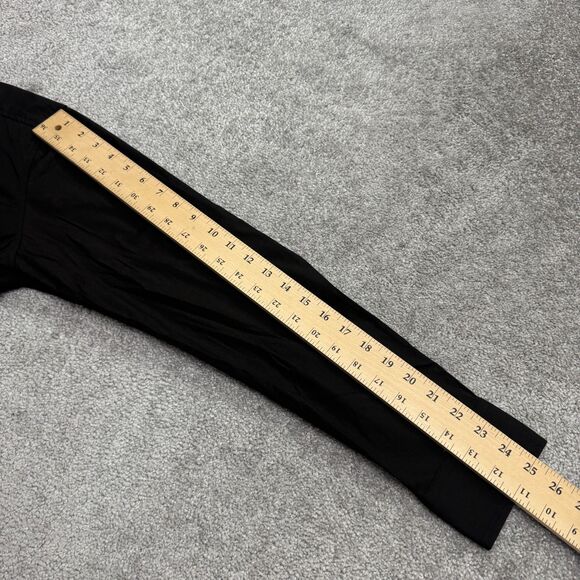 7 Diamonds Button Down Shirt Men Medium Black Long Sleeve Plaid Flip Cuff Casual - Picture 16 of 16